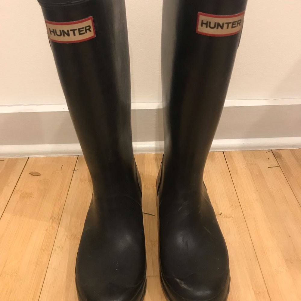 Hunter Black Rain Boots